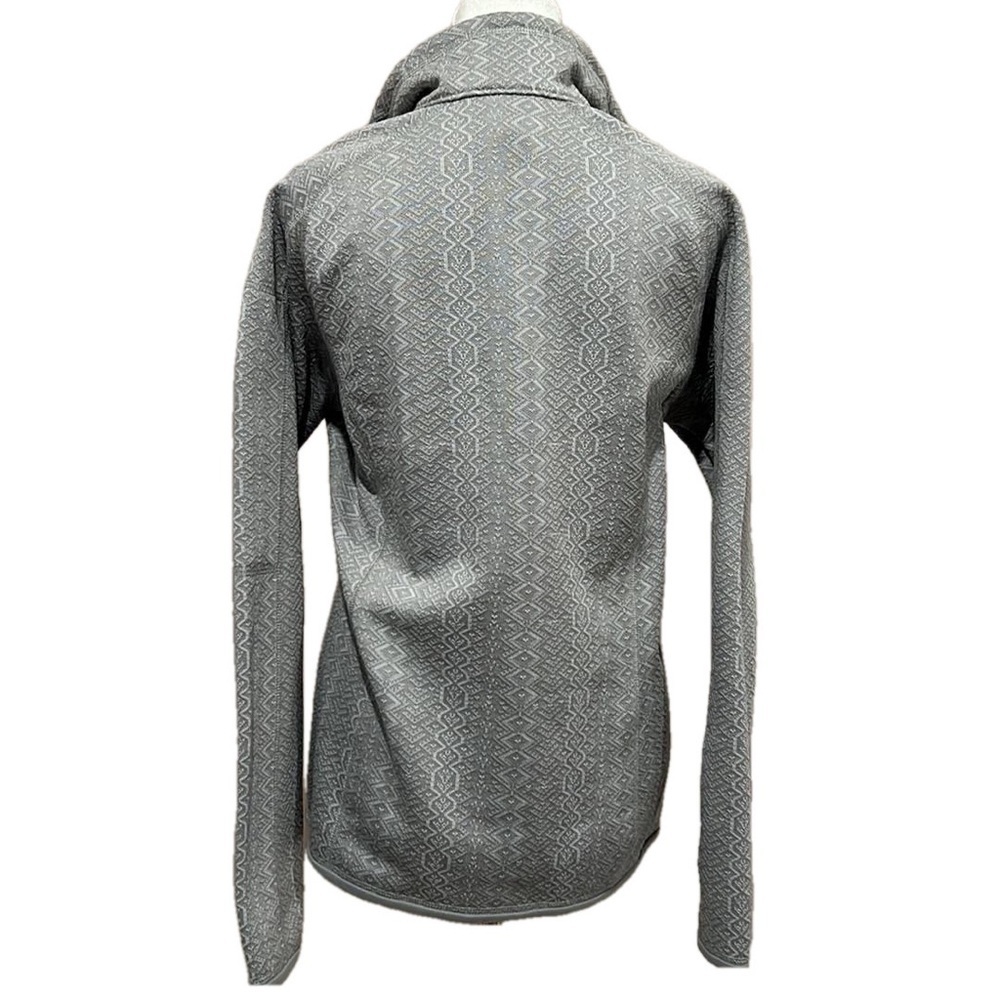 PATAGONIA Women's Better Sweater 1/4-Zip Fleece Frozen Jacquard Gray Size Medium - Picture 5 of 11